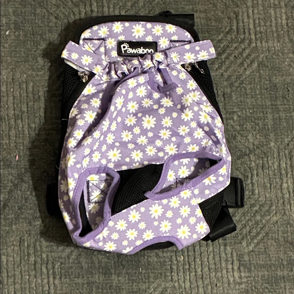 Pawaboo Purple Daisy Pet Carrier Backpack
